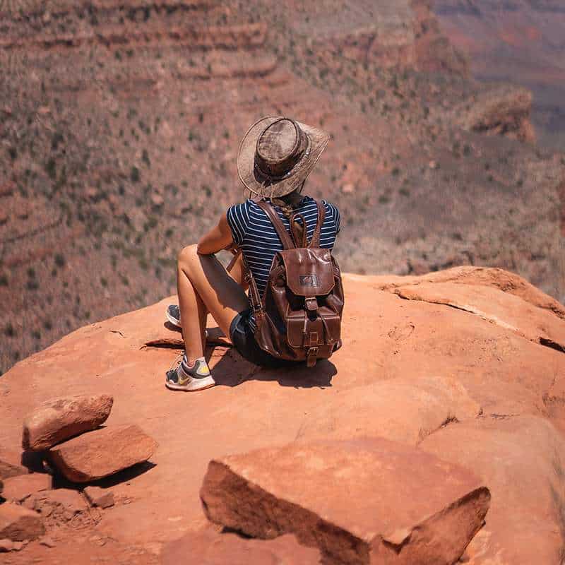 Wombat “Outback” Luxury Soft Oiled rugged Brown Leather Backpack Rucksack  New