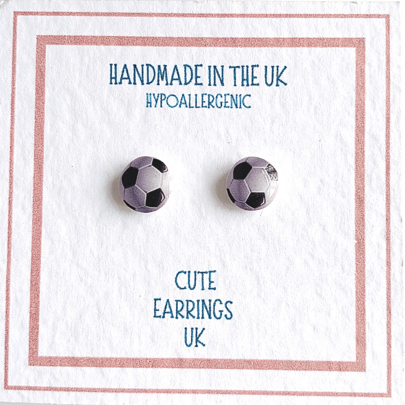 Soccer Earrings, Sports Earrings