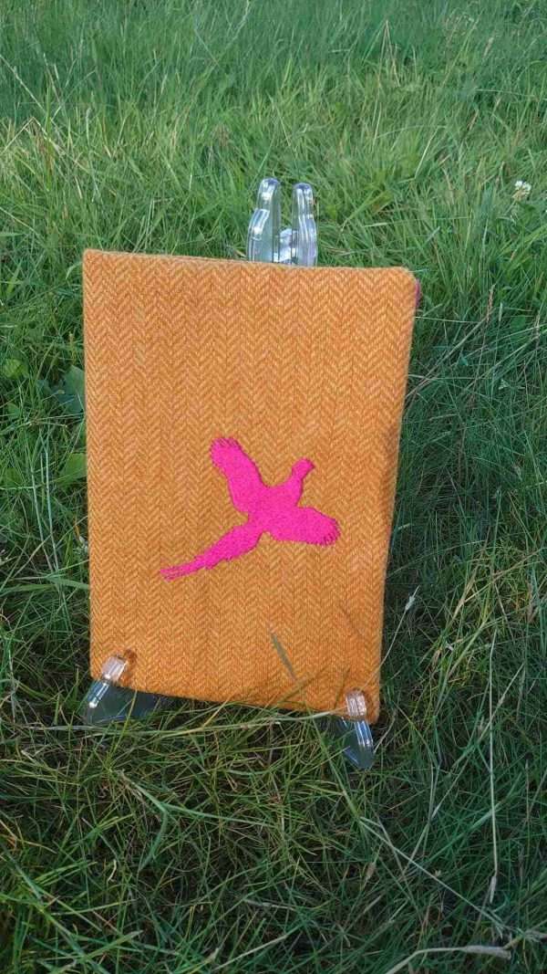 Tweed Notebook Cover Pheasant