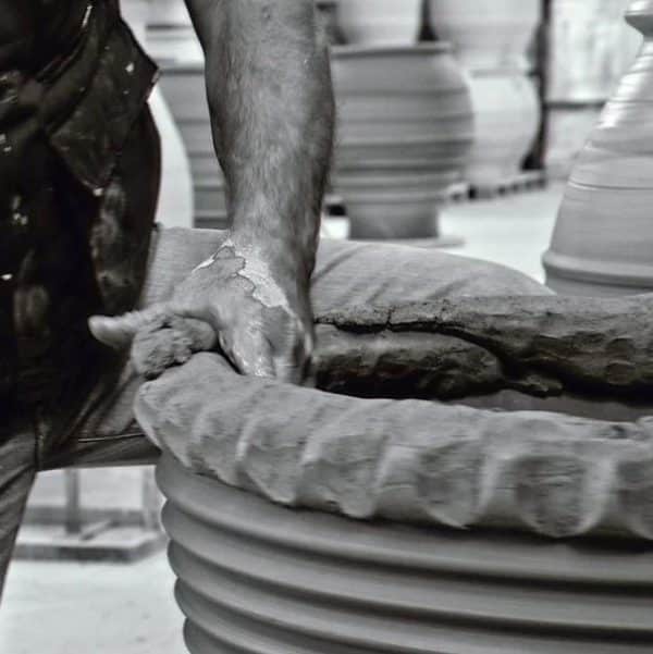 Large Fatsia Cretan Terracotta Pot - Image 5