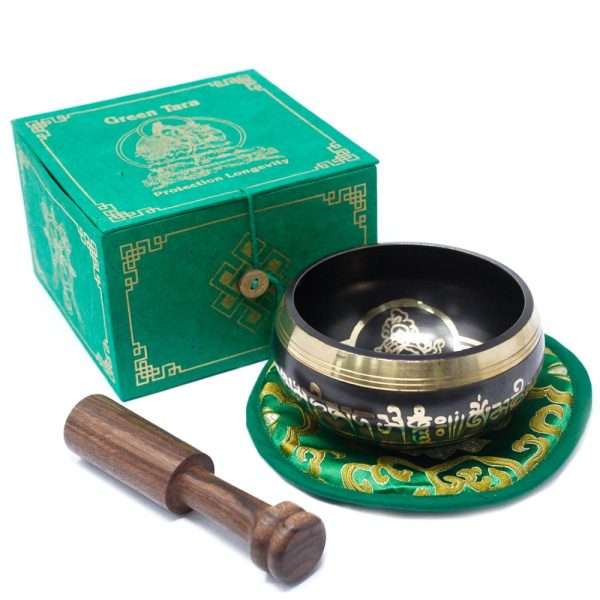 Green Tara Singing Bowl Set - Image 6