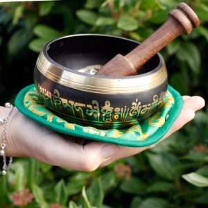 Green Tara Singing Bowl Set