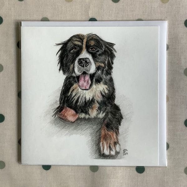 'Bernese Mountain Dog' Greeting Card