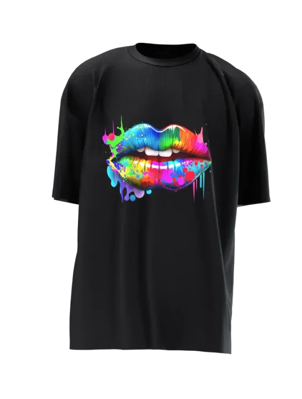 T3P Fluorescent Lips Shirt Front